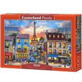 Castorland Párizs utcái 500db-os puzzle (B-52684) (B-52684) - Kirakós, Puzzle