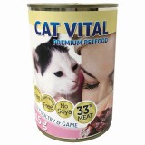 -Cat Vital Kitten konzerv baromfi+vad 415gr Cat Vital Kitten konzerv baromfi+vad 415gr
