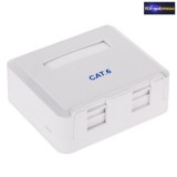 CAT6 UTP fali aljzat, dupla