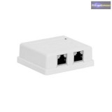 CAT6E UTP fali aljzat, dupla