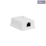 CAT6E UTP fali aljzat, szimpla