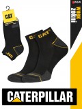 Caterpillar CAT SOCK BLACK WORK 3 pár technikai rövid munkazokni - munkaruha