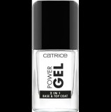 CATRICE Power Gel 2in1 Alapozó és fedőlakk, 10,5 ml (4251232284485)