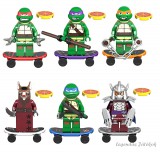 Cattle and Rat Trade Co. Ltd. 6 db-os Tini nindzsa teknőcök jellegű mini figura szett