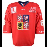 CCM Válogatott szurkolói mez, reklámos, piros, Pastrňák, felnőtt, M (1700000131238)