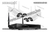 CCTV - DVRkit NVR IP 4 Kamerás WiFis Éjjelátós rendszer