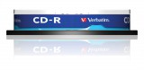 CD-R lemez, 700MB, 52x, 10 db, hengeren, VERBATIM "DataLife"