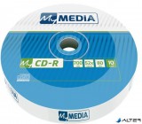 CD-R lemez, 700MB, 52x, 10 db, zsugor csomagolás, MYMEDIA (by VERBATIM)