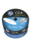 Cd-r lemez, nyomtatható, 700mb, 52x, 50 db, zsugor csomagolás, hp 69301
