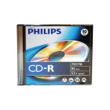 CD-R80 Philips slim 52x írható CD