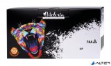 CE278A Lézertoner LaserJet P1566, P1606 nyomtatókhoz, VICTORIA TECHNOLOGY 78A, fekete, 2,1k