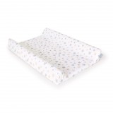 Ceba Baby Ceba pelenkázólap huzat pamut (50x70-80) 2db/csomag sötétszürke sárga csillagos