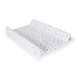 Ceba Baby Ceba pelenkázólap huzat pamut (50x70-80) 2db/csomag - sötétszürke világoskék csillagos