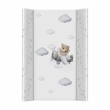 Ceba Baby Ceba Pelenkázólap, merev 2 oldalú 50x70 cm ULTRA LIGHT - pilot bear