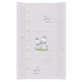 Ceba pelenkázó lap merev 2 oldalú 50x80cm COMFORT zebra szürke