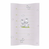 Ceba pelenkázó lap puha 2 oldalú 50x70cm COSY zebra szürke