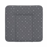 Ceba pelenkázó lap puha kicsi 50x70cm csillag sötétszürke