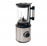 Cecotec 03984 turmixgép Asztali mixer 1800 W Fekete, Rozsdamentes acél, Átlátszó