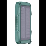 Cellect 10000 mAh solar power bank wireless töltéssel, riasztó funkcióva (CEL-PBANK-SL-GR)