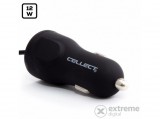 Cellect 2.4A autós töltő, micro USB csatlakozással