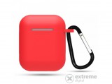 Cellect Airpods szilikon tok készülékhez, piros, 1.5mm