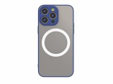Cellect Aplpe iPhone 15 Pro Max kék-zöld mágneses műanyag tok