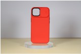 Cellect Apple iPhone 14 piros TPU+PC kameravédős tok