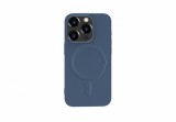 Cellect Apple iPhone 15 kék mágneses szilikon tok