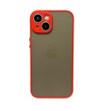 Cellect Apple iPhone 15 piros-fekete műanyag tok