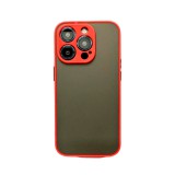 Cellect Apple iPhone 15 Pro Max piros-fekete műanyag tok