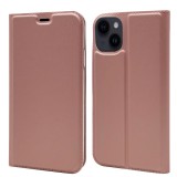 Cellect Apple iPhone 15 rosegold oldalra nyíló tok