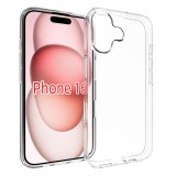 Cellect, Apple iPhone 16, Átlátszó, Vékony, Szilikon, Mobiltelefon tok