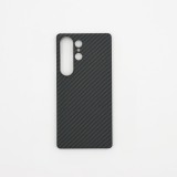 Cellect Aramid mágneses karbon tok, Samsung S25 Ultra, Fekete (CEL-CARBM-S25U-BK)