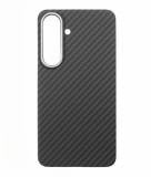Cellect CARBM, Samsung Galaxy S25, Mágneses, Aramid karbon, Fekete, Mobiltelefon tok
