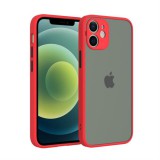 Cellect iPhone 12 Mini műanyag tok, piros, fekete