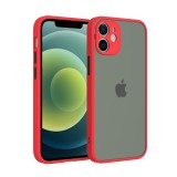 Cellect iPhone 12 Mini piros, fekete műanyag tok