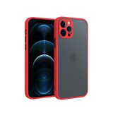 Cellect iPhone 12 Pro piros, fekete műanyag tok