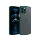 Cellect iPhone 12 Pro zöld, narancs műanyag tok