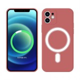 Cellect iPhone 13 Pro Max mágneses szilikon tok, Piros