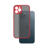 Cellect iPhone 13 Pro tok piros-fekete (CEL-MATT-IPH13P-RBK) (CEL-MATT-IPH13P-RBK) - Telefontok