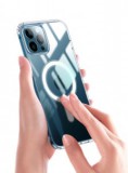 Cellect iPhone 15 Pro Max mágneses szilikon tok átlátszó (CEL-MAG-IPH15PM-TP)