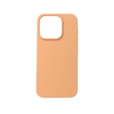 Cellect iPhone 15 Pro, Prémium szilikon, Narancs, Mobiltelefon tok