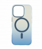 Cellect Iphone 16 Pro mágneses tok, Kék-Átlátszó