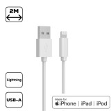 Cellect iPhone Lightning USB adat 2m, töltőkábel (MDCU-IPH-MFI2-W)
