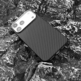 Cellect Mágneses aramid karbon tok, iPhone 17 Pro Max, Fekete (CEL-CARBM-IPH17PM-BK)