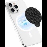 Cellect Mágneses tapadókorong mobiltelefonhoz, Fekete (CEL-MAG-SUCCUP-BK)