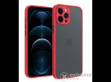 Cellect műanyag tok iPhone 12 Pro Max készülékhez, piros/fekete