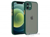 Cellect műanyag tok iPhone12 mini készülékhez, zöld/narancssárga