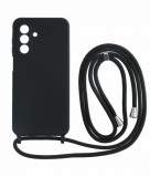 Cellect, Samsung Galaxy A56, TPU+PC, Fekete, Mobiltelefon tok, Fekete Zsinórral