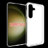 Cellect Samsung Galaxy S24, Átlátszó, Vékony, Szilikon, Mobiltelefon tok